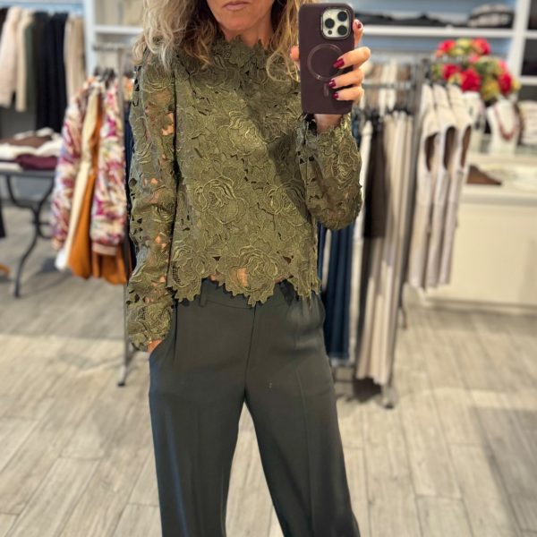 Camicia in verde