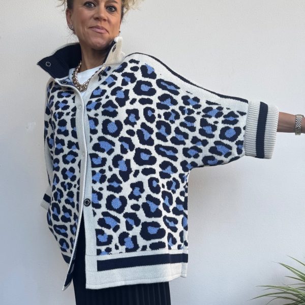 Cardigan maculato