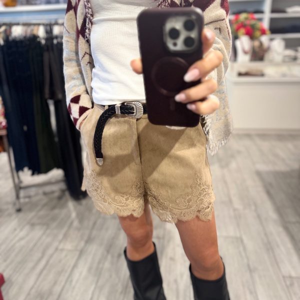Pantaloncini simil pelle
