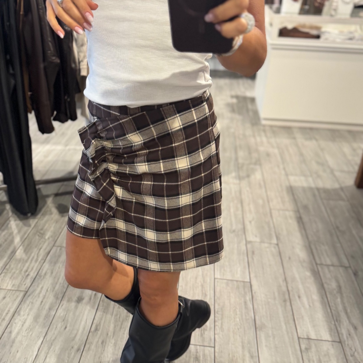Pantaloncino check