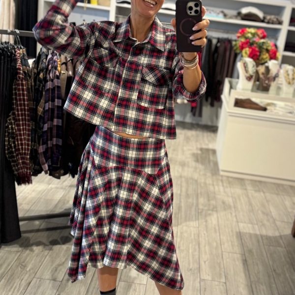 Camicia check flanellata