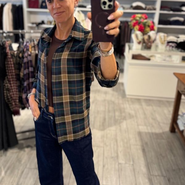 Camicia flanellata taglia unica